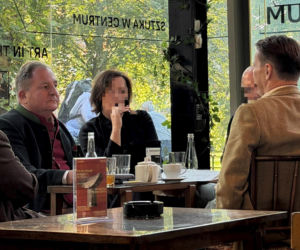Sikorski i Makłowicz w krakowskim Bunkier Café