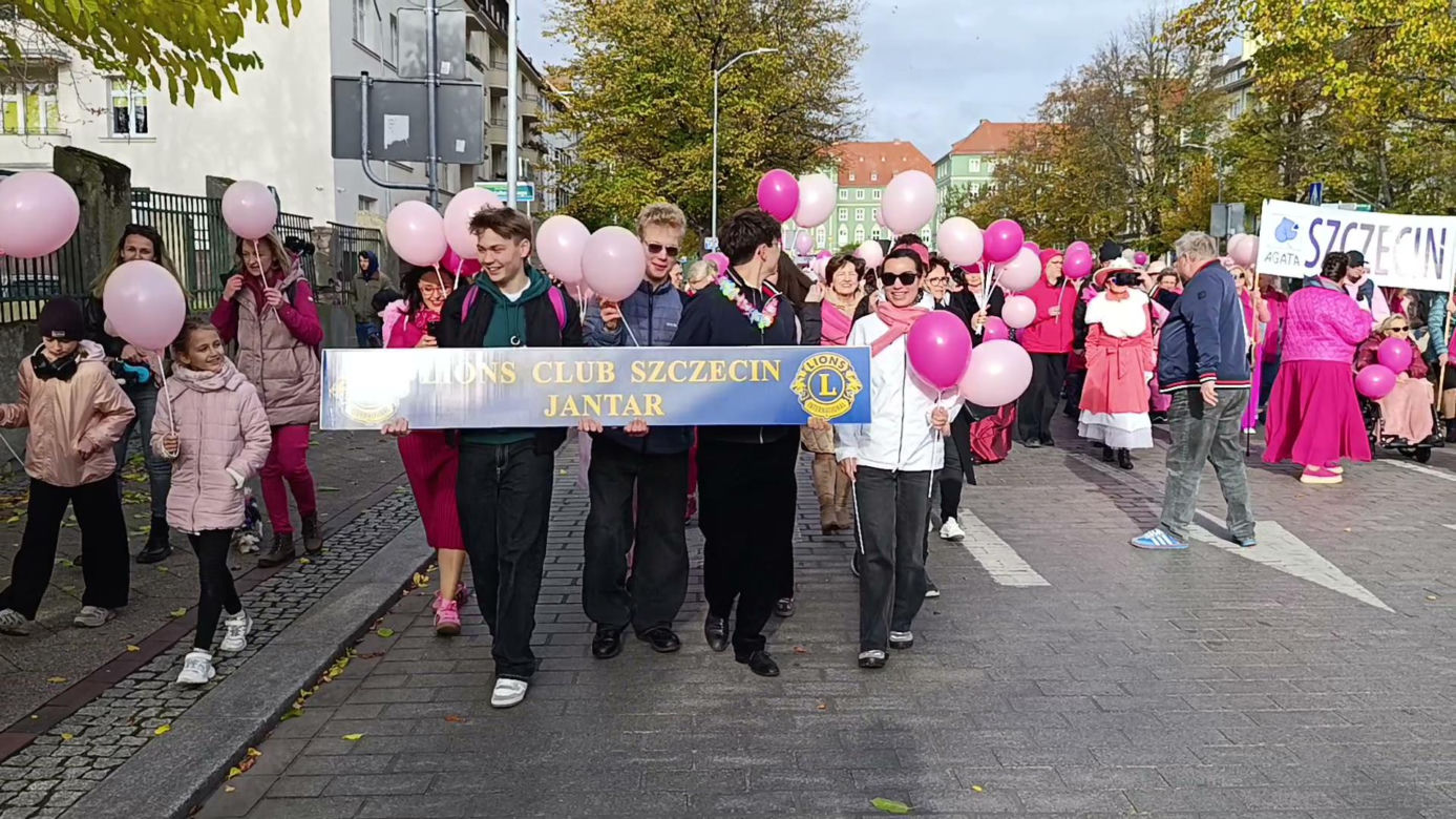 Marsz Różowej Wstążki w Szczecinie