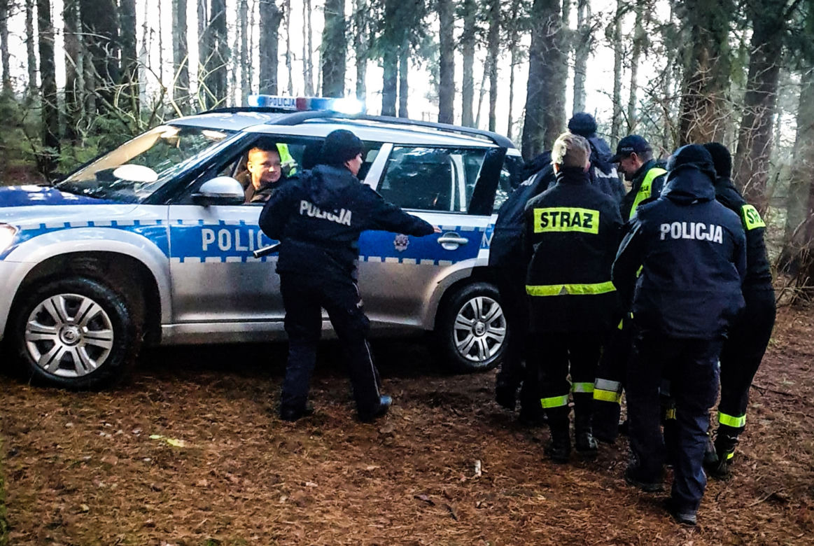 Mońki (woj. podlaskie). Staruszka zamarzała w lesie