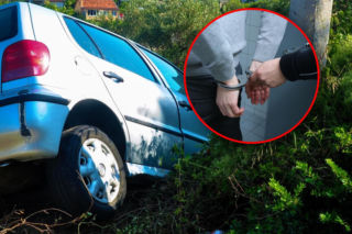Zabrał matce samochód i spowodował kolizję. Przed policjantami schował się... w łóżku!