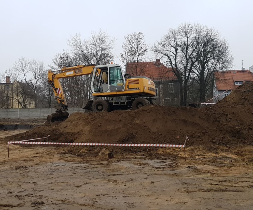Niewybuch odkryty na budowie na Brochowie we Wrocławiu