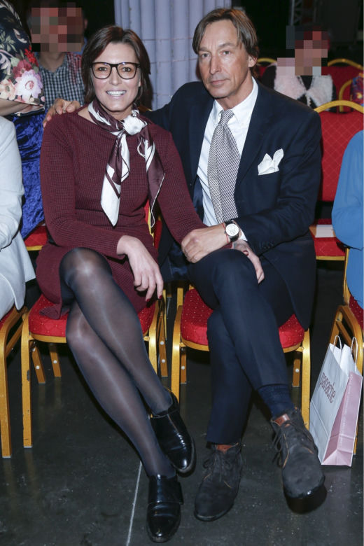 Ilona Felicjańska z partnerem