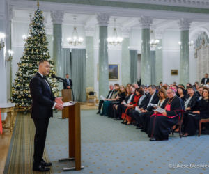 Nawroccy zadali szyku na spotkaniu z Korpusem Dyplomatycznym