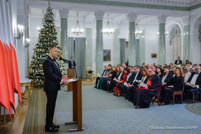 Nawroccy zadali szyku na spotkaniu z Korpusem Dyplomatycznym