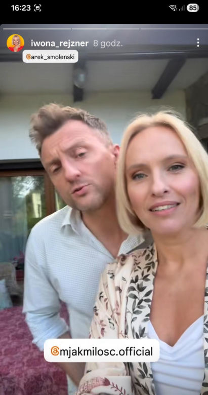 M jak miłość nowy sezon na planie. Dorota (Iwona Rejzner), Bartek (Arkadiusz Smoleński)
