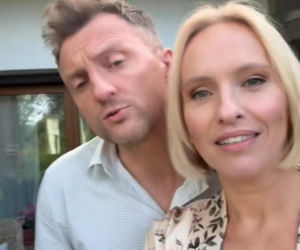 M jak miłość nowy sezon na planie. Dorota (Iwona Rejzner), Bartek (Arkadiusz Smoleński)