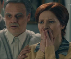 Stulecie Winnych 3 odc. 38. Ania (Urszula Grabowska), Stanisław (Jan Wieczorkowski)