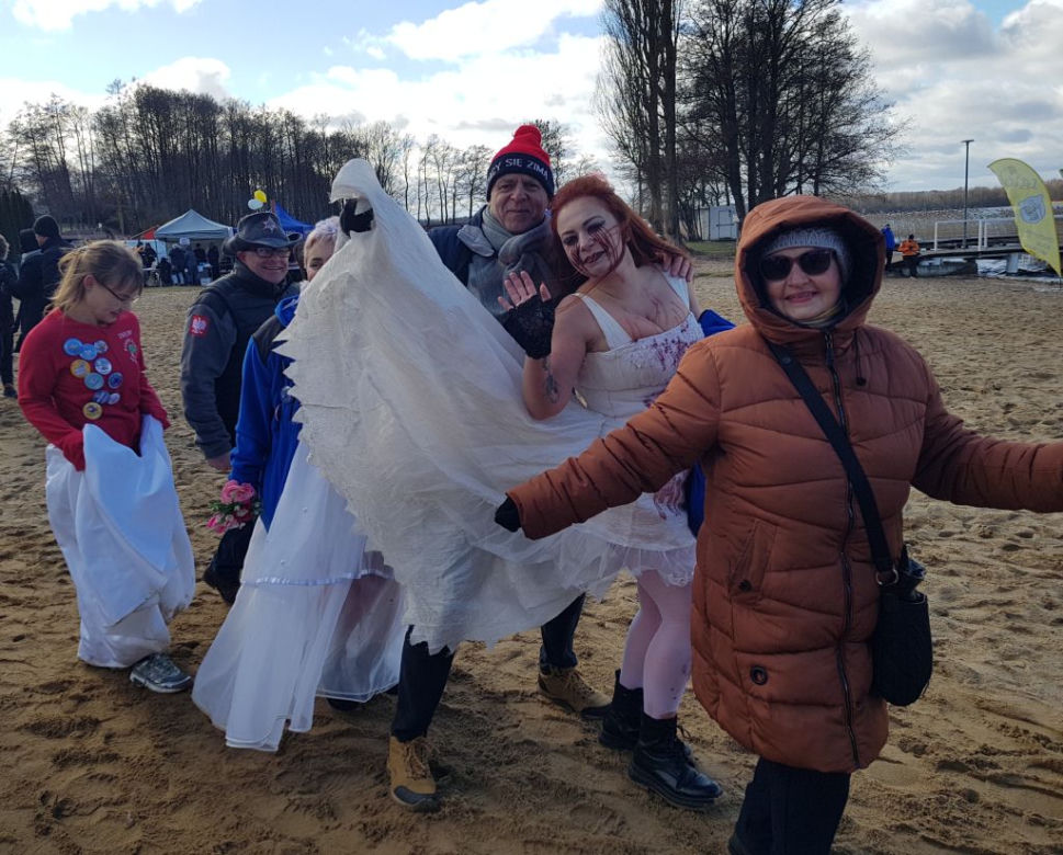 X Dadajowy Zlot Morsów w Rukławkach (Plaża Słoneczny Brzeg)