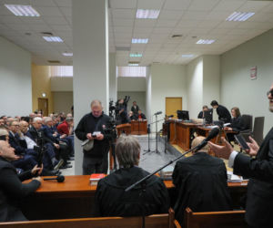 Grzegorz Braun po rozprawie