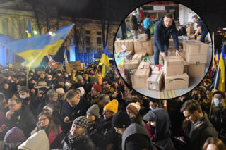 Rocznica rosyjskiej inwazji na Ukrainę. Tak w pierwszych dniach wojny wyglądała Warszawa, mieszkańcy ruszyli z pomocą