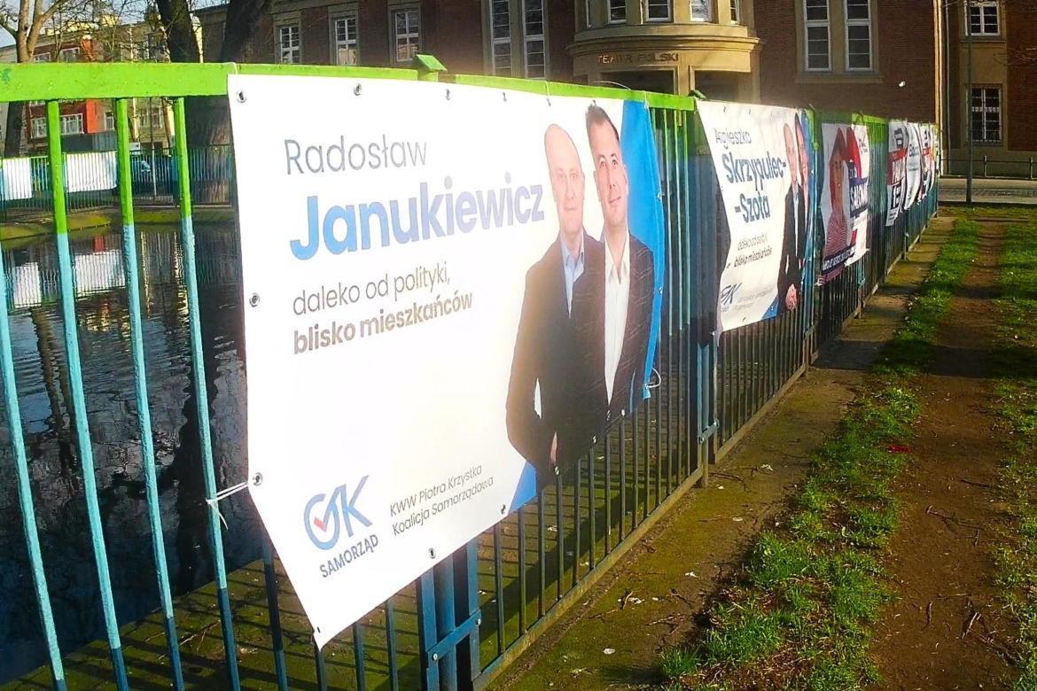 Przedwyborcza "baneroza" w Szczecinie