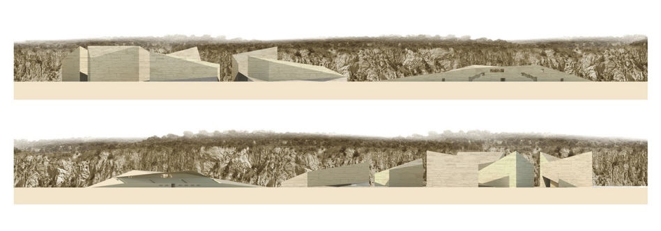 Stadion lekkoatletyczny na terenie dawnego kamieniołomu