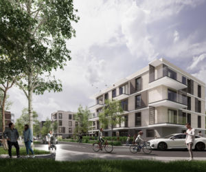 Wizualizacja nowego osiedla w dzielnicy Tłoki