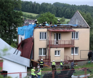 Trąba powietrzna nad Sądecczyzną 