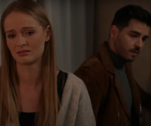 Pierwsza miłość. Kacper (Damian Kulec), Weronika (Dominika Kryszczyńska)