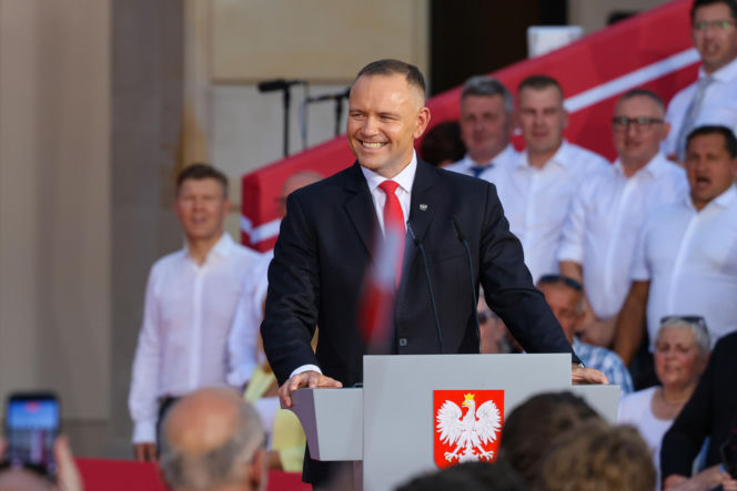 Marta Nawrocka na rocznicy zaprzysiężenia męża