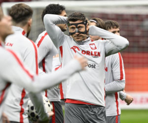 Trening reprezentacji Polski w Warszawie przed meczem z Albaną