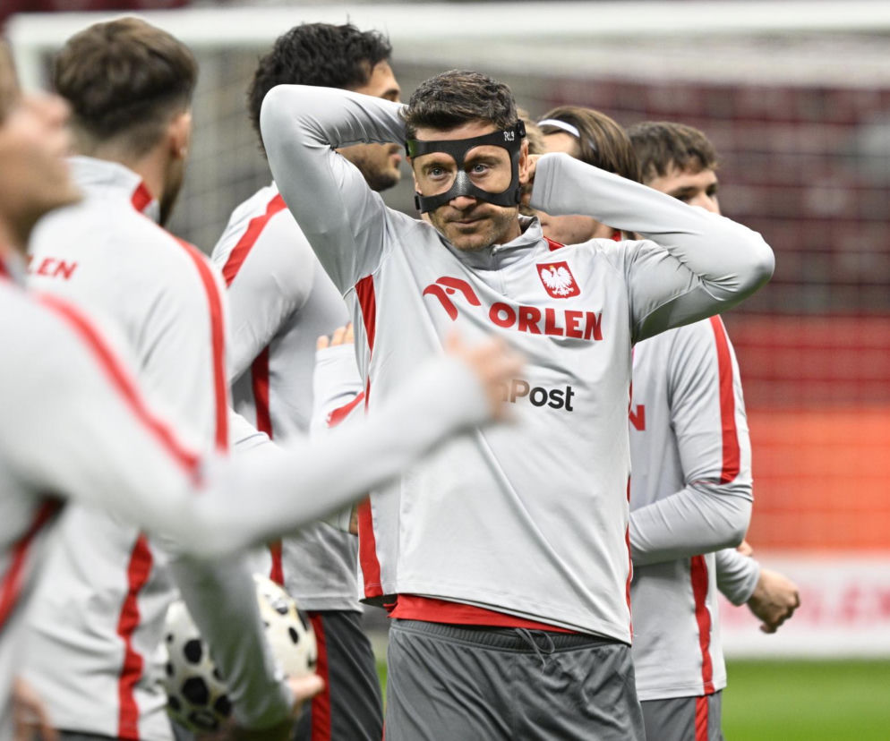 Trening reprezentacji Polski w Warszawie przed meczem z Albaną