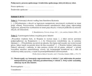 ARKUSZE CKE - Matura z wiedzy o społeczeństwie 2019