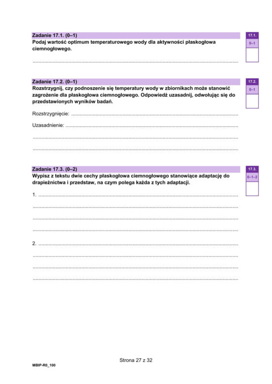 Matura 2025 - biologia