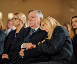 Na Wspólnej, odc. 4268. Włodek (Mieczysław Hryniewicz), Monika (Sylwia Gliwa), Renata (Marta Jankowska), Kasia (Julia Chatys)