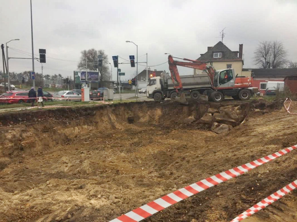 Budowa węzła Granitowa - grudzień 2019