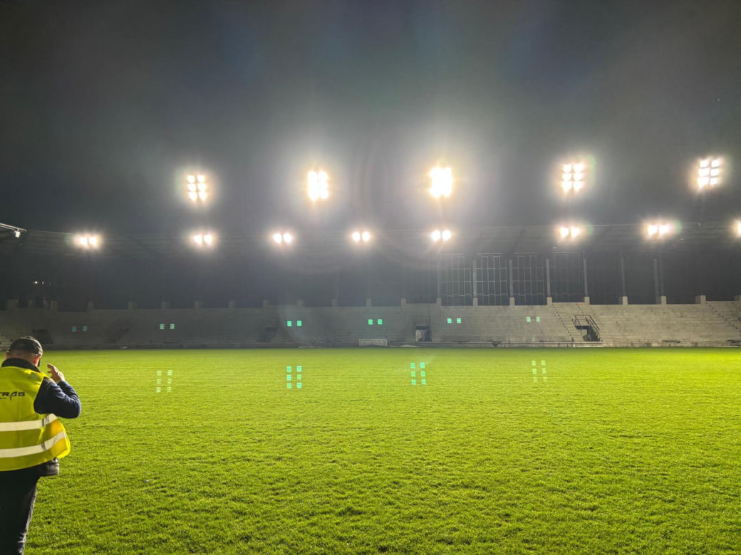Oświetlenie stadionu przy ul. Kilińskiego w Nowym Sączu 