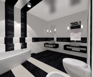 Łazienka Black&White zdjecie nr 3