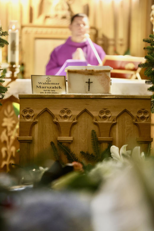 Pogrzeb Waldemara Marszałka na Cmentarzu Bródnowskim