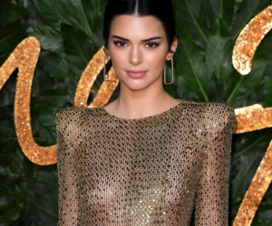 Kendall Jenner w przezroczystej sukience