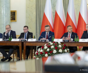 Politycy zjechali do Pałacu Prezydenckiego na Radę Bezpieczeństwa Narodowego