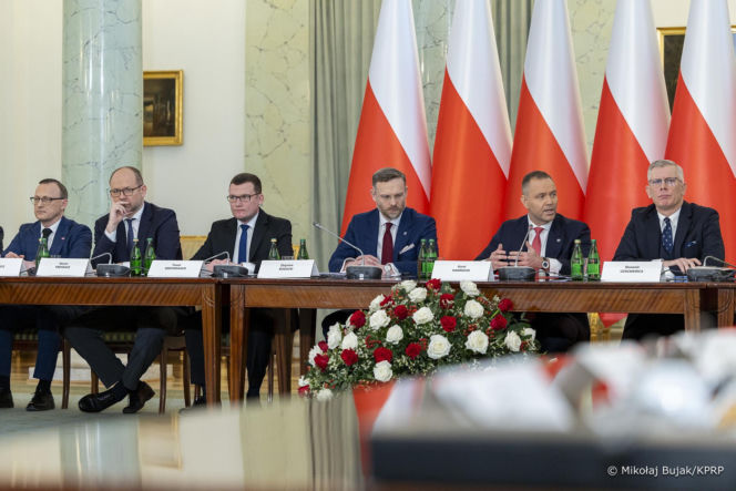 Politycy zjechali do Pałacu Prezydenckiego na Radę Bezpieczeństwa Narodowego