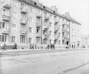 Ulica Zwycięstwa w Koszalinie w 1969 roku