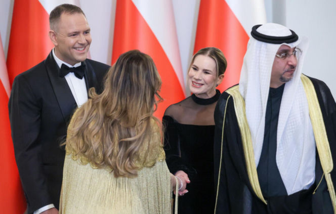 Nawroccy zadali szyku na spotkaniu z Korpusem Dyplomatycznym