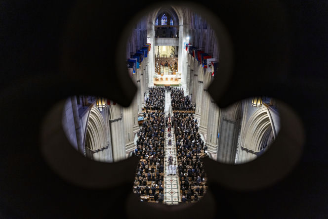 Bush, Biden i Harris wzięli udział w pogrzebie b. wiceprezydenta Dicka Cheneya