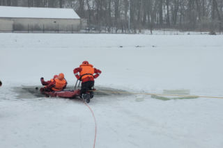 Strażackie ćwiczenia