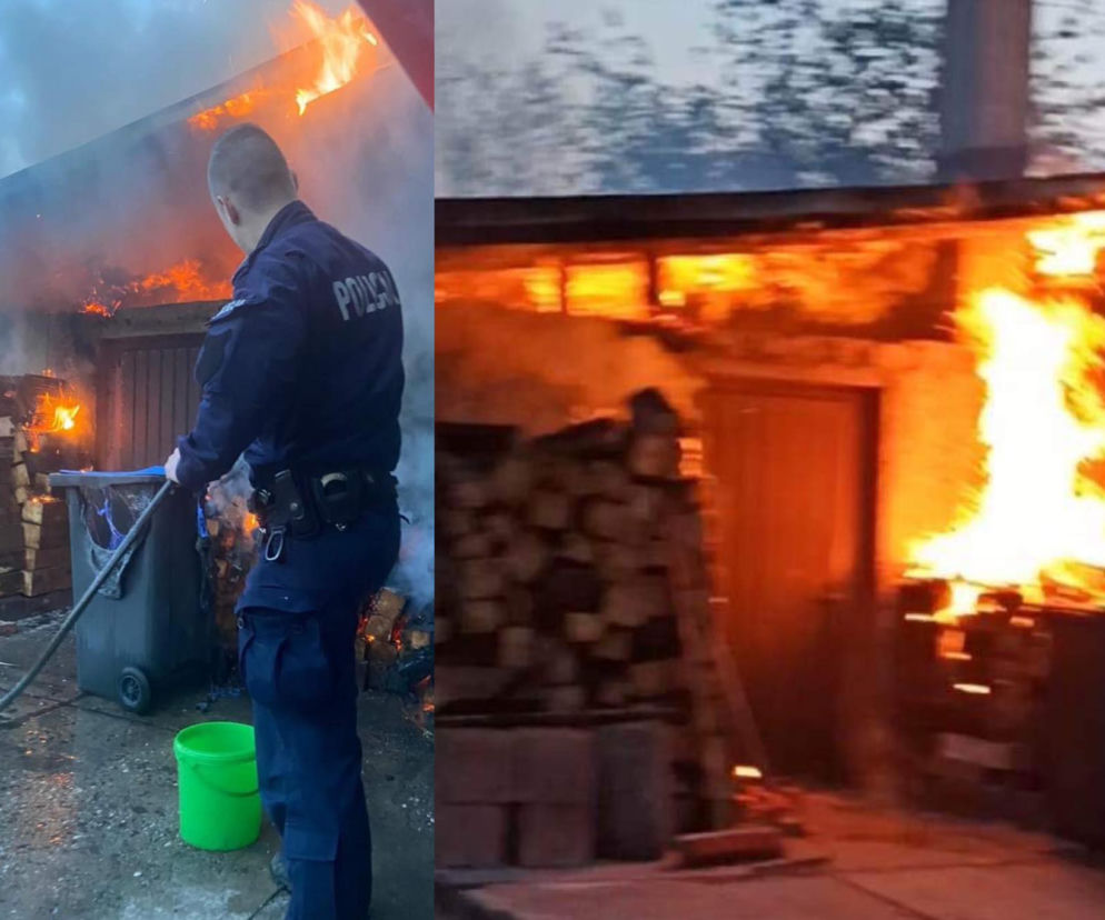 Groźny pożar w Babicach! 36-latek i jego 11-letnia córka spali, gdy obok szalały płomienie