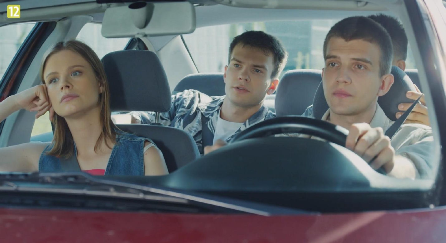 M jak miłość. Majka (Matylda Giegżno), Mateusz (Rafał Kowalski), Tomek Kubicki (Chris Cugowski)