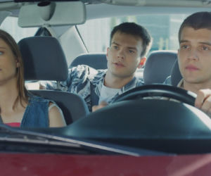 M jak miłość. Majka (Matylda Giegżno), Mateusz (Rafał Kowalski), Tomek Kubicki (Chris Cugowski)