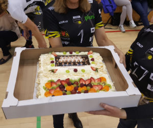Mecz Trefla Gdańsk z kibicami