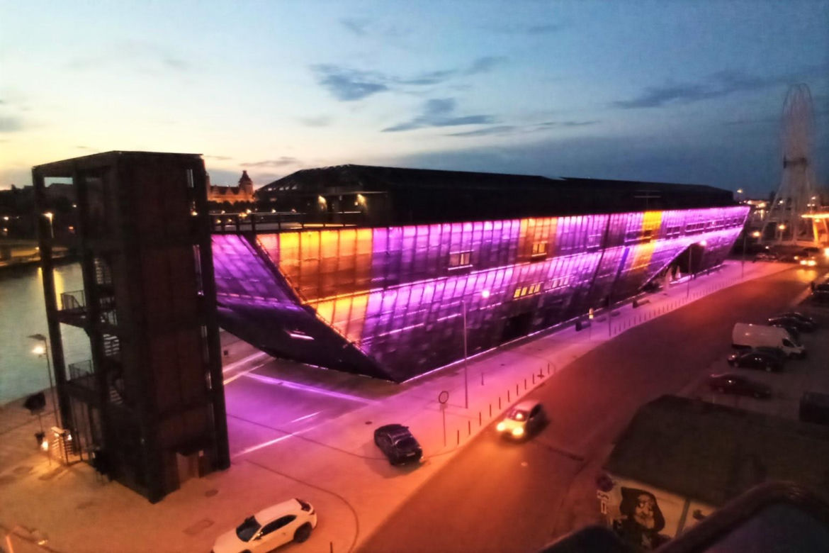 Iluminacja Morskiego Centrum Nauki