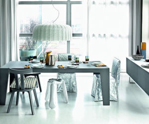 Jadalnia w stylu loft.