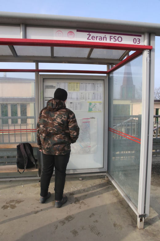 Droga przez mękę z przystanku na Żeraniu