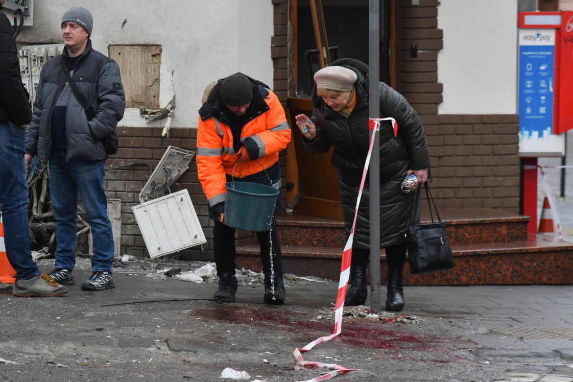 Ukraina/ Zamach terrorystyczny we Lwowie - zginęła policjantka