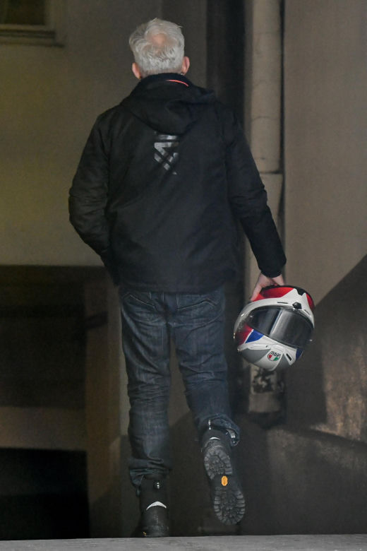 Hubert Urbański na motorze