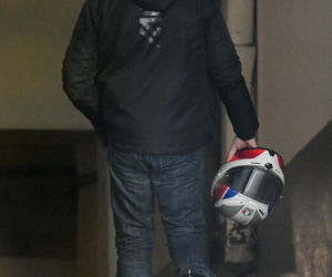 Hubert Urbański na motorze