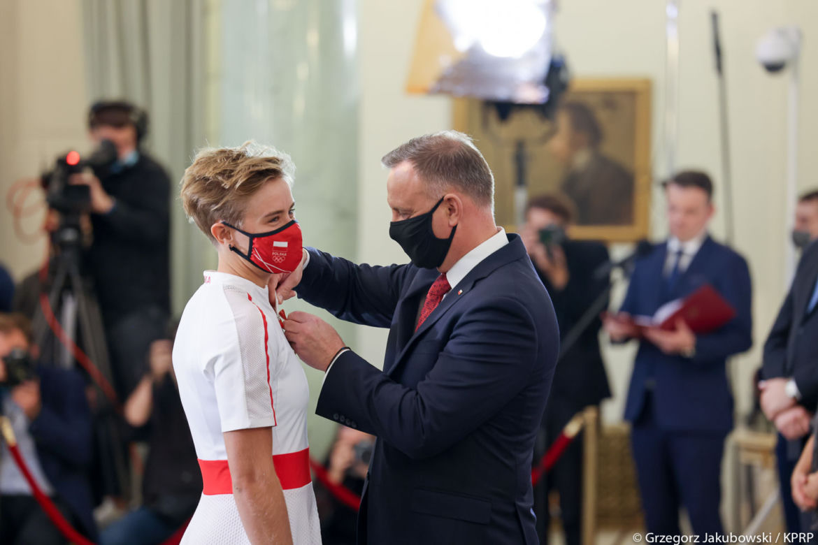 Maria Andrejczyk i Wojciech Nowicki odznaczeni przez Prezydenta RP [ZDJĘCIA]