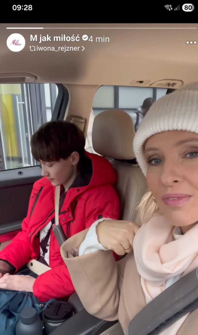 M jak miłość na planie. Franek (Jarosław Śmigielski), Dorota (Iwona Rejzner)