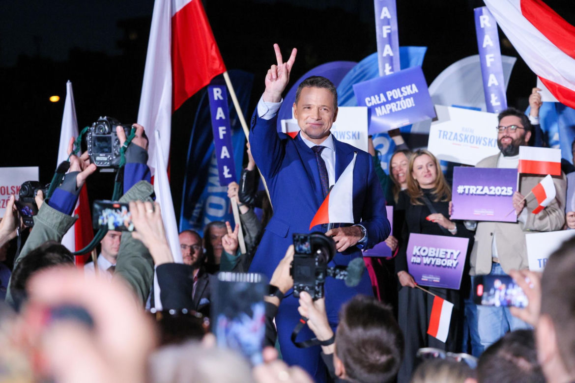 Wiec Rafała Trzaskowskiego po debacie