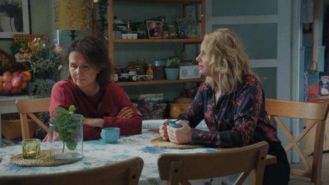 M jak miłość odc. 1920. Marysia (Małgorzata Pieńkowska), Judyta (Paulina Chruściel)